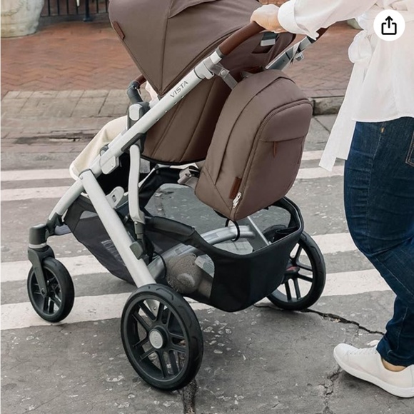 NEW UPPAbaby Changing Backpack Diaper Bag - Greyson Charcoal Gray Melange - Picture 5 of 8